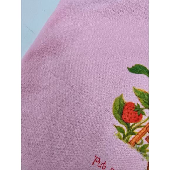 Vintage Strawberry Shortcake Pink Tank Top Y2K Graphic Tee - Picture 3 of 4